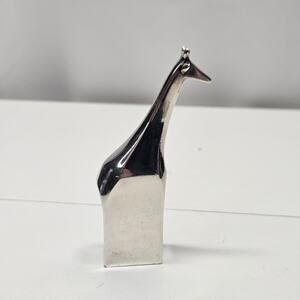 Vintage Dansk Designs Japan Silverplate Giraffe Paper Weight Gunner Cyren